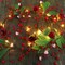 6 ft Valentine’s Day Garland with Lights – Twig Garland with Pink Heart Roses & Berries for Home, Mantel & Holiday Décor